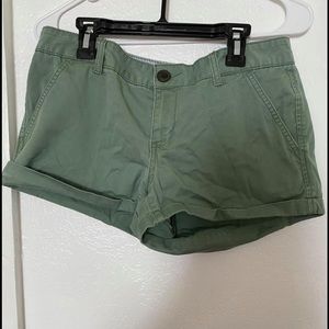 Green shorts
